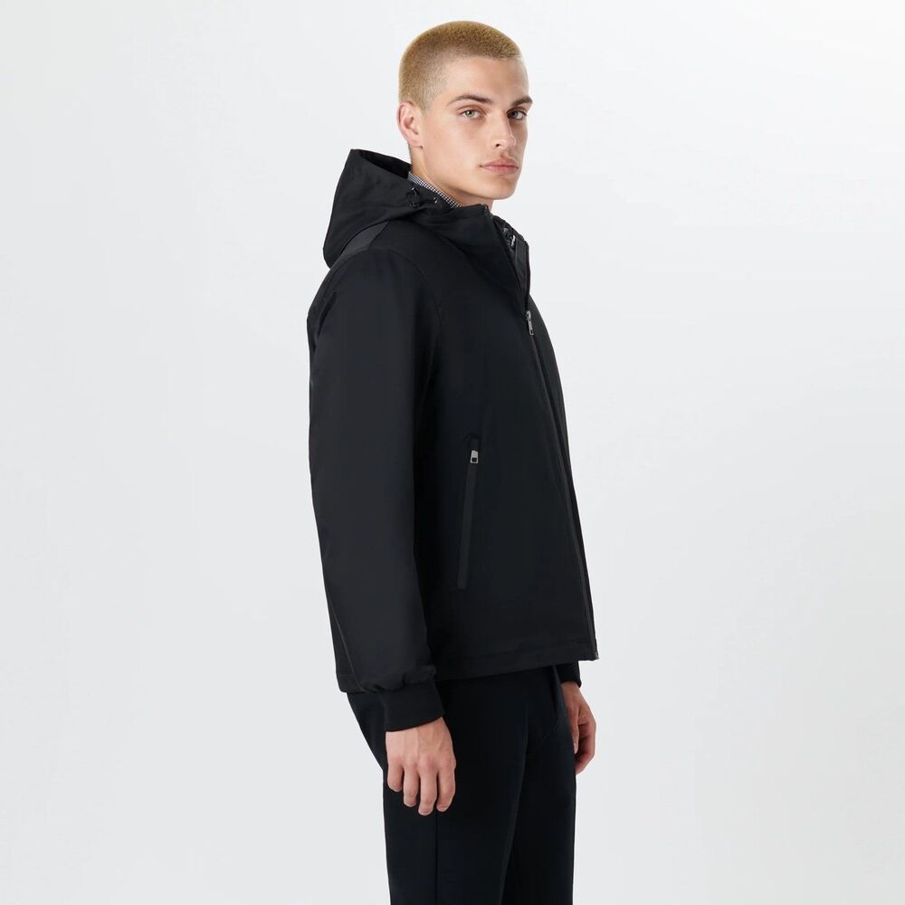 BUGATCHI Black 3 in 1 Hooded Jacket Coat Men’s XL NWT $350